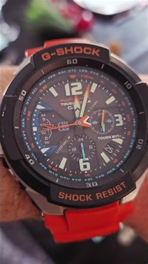 my Casio g-shock gw-3000m (gravitymaster) for week-ends and holidays !