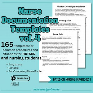 165 Nurse Documentation Template Based on Nursing Diagnoses I SBAR Nurse Charting Guide Nursing Notes Nursing Care Plan ICU Report Sheet - Etsy
