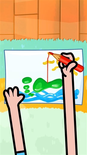 Mom, be careful! 😢🖌️ Let's turn a silly mistake into a cool drawing! #forkids