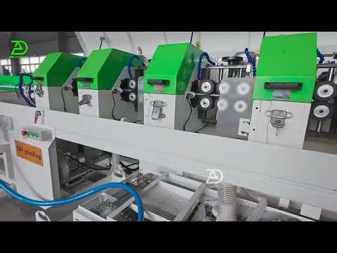 Automatic Pipe Polishing Machine - ADV108-H6 Wet Type with Continuous In/Out Feed