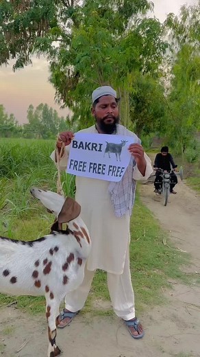 Free ki bakri 😂 part 1 #foryou #foryoupage ##khizaromer #molvi