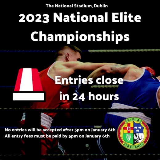  - 24 hours to register for the 2023 National Elite Championships:...