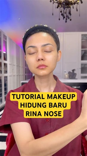 RINA NOSE makeup tutorial with new nose!!