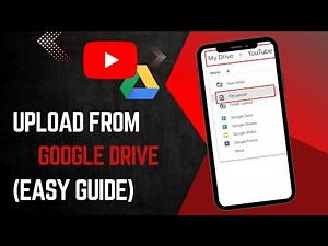 How to Upload Videos on YouTube from Google Drive (Simple)