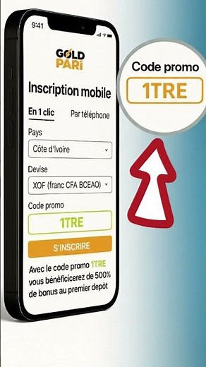 meilleur Code promo gold pari