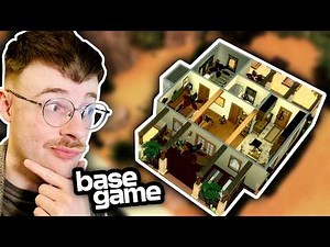 i built a realistic house for my base game save file in The Sims 4
