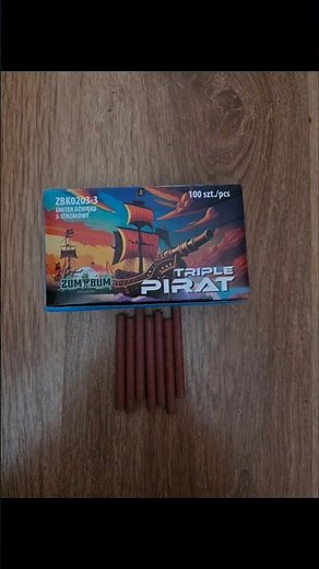 TRIPLE PIRAT ZBK0203-3 #polenböller #pyro #firecracker #petardy #fajerwerki #vuurwerk #böller #boom