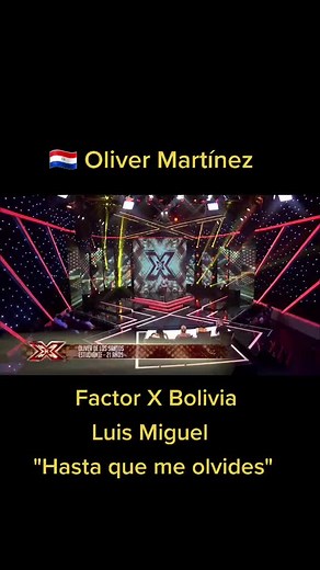 Oliver Martínez Brilla en Factor X Bolivia con Luis Miguel