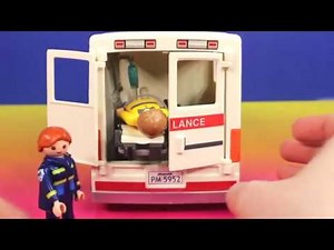 Playmobil Ambulance The Joker Hits a Pedestrian & needs an Ambulance Imaginext Batman Saves #2
