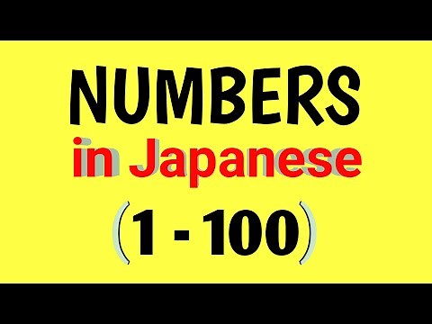 Numbers in Japanese 1-100 | How to count in Hiragana