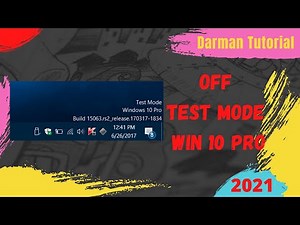 Cara keluar dari Test Mode Windows 10 | Cepat | simpel | Mudah