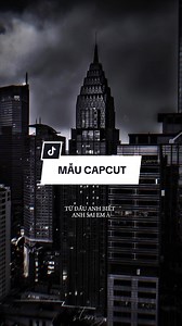 Lời xin lỗi không nói ra — mẫu CapCut cho video tình cảm
