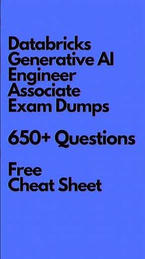 Databricks Generative AI Engineer Associate Exam Questions 2026 | Practice Tests #databricks #genai