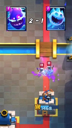 Comparing Ice Spirit VS Electro Spirit Against 4 Different Cards✅💯
