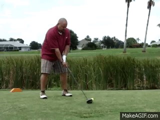 Worst Golfer EVER on Make a GIF