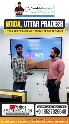 Best Digital Board Setup Using Benchmark GALAXY 14 Interactive Flat Panel | Smart Infovision