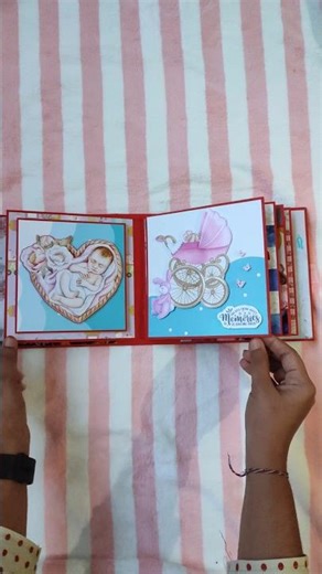 Baby Girl Album.DIY Baby Girl Scrapbook.Handmade Albums #shorts#youtubeshorts #viral #shortsfeed