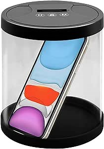 Timer Lock Container,Multi-Function Phone Time Lock Box, to Prevent Dependence on Smartphone ,Ideal for Quitting Smoking, Wine, Candy, Excessive Playing of Smartphones and Games