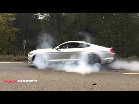 2015 Mustang GT Burnout Using Line Lock