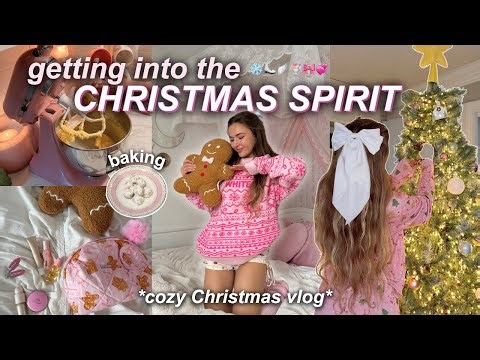 PREPARING FOR CHRISTMAS 🎄🎀 decorating, baking, & cozy christmas spirit