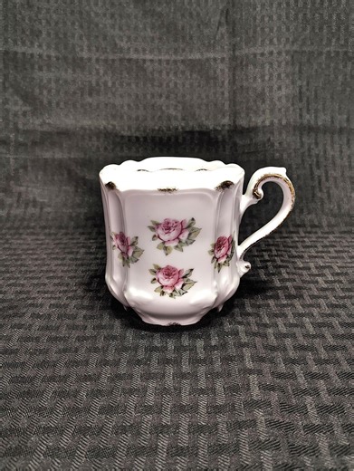 Vintage Mustache Shaving Mug Flowers Gilding - Etsy