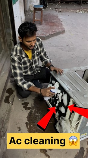 Window ac cleaning tips #windowaccleaning