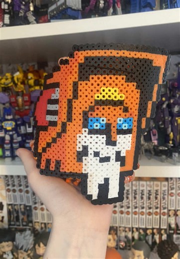 Wreck-Gar Perler Bead Kandi Cuff - Trash King