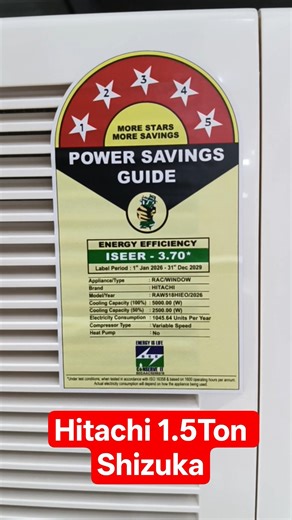 Hitachi Shizuka 1.5 Ton Inverter Window AC 2026 | Best Silent AC Under 40K