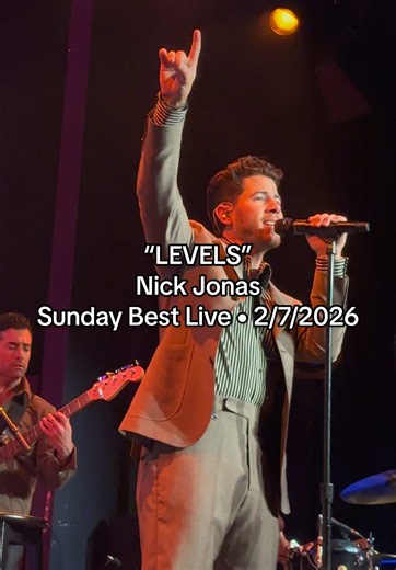 Nick Jonas Performs 'Levels' Live at Sunday Best Show