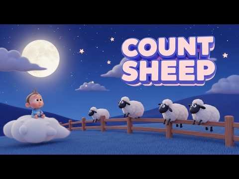 Let’s Count Sheep 🐑 | Fall Asleep Fast | Baby Zuzu Bedtime Counting Lullaby for Kids