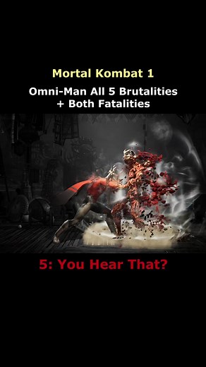 Mortal Kombat 1 - Omni-Man All Brutalities Both Fatalities #gamingontiktok #letsplay #whattoplay #mortalkombat1 #mk1 #omniman #fatality #brutality #productprovidedbywb