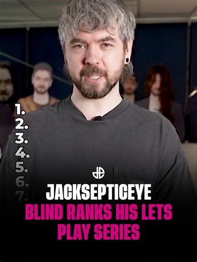 Jacksepticeye Ranks His Let's Play Series