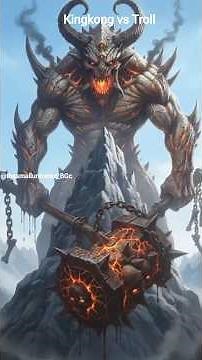 "King Kong vs Demon Troll – Mountain Battle"#shorts #yt #viral #king