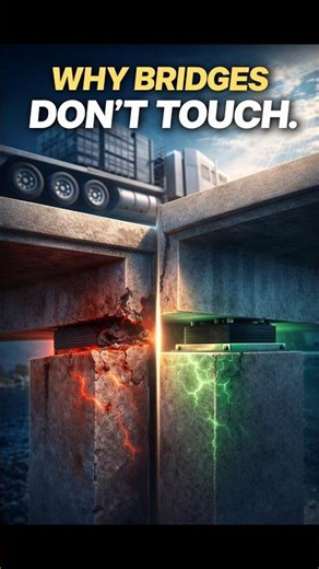 Why Bridges Are Never Placed Directly on Piers #facts #3danimation #shorts