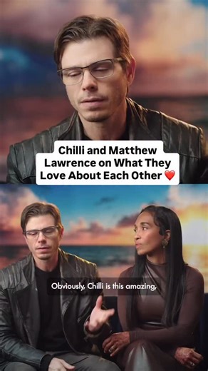 73K views · 8.1K reactions | #Chilli and #MatthewLawrence gushing about each other is exactly what we love to see. ❤️ Watch the full interview in our bio link. | People | Facebook