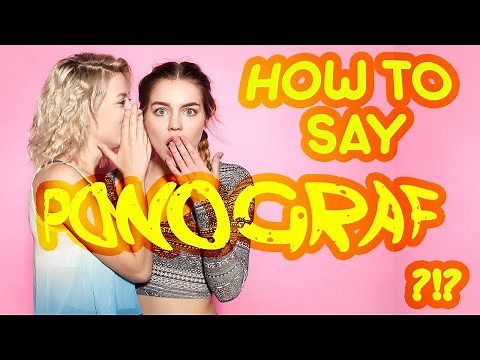 How to say "ponograph"! (High Quality Voices)