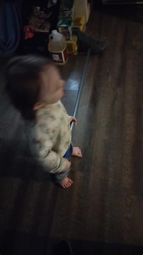 Poor Lexi tripped at the end #creatorsearchinsights #siblings #toddlers