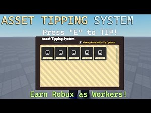 Asset Tipping System (Cafes, Restaurants, etc!) | Roblox