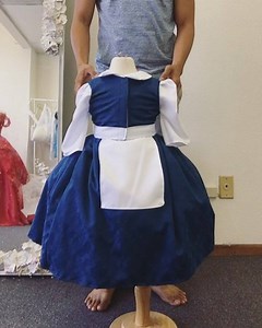 Hey guys! Here's a prototype I made of the transformation dress were mass producing! It will come in five different color, and the "peasant" side will be different as well depending on it's princess! I will make the apron bigger since @bethaniegarcia suggested it might to too small.. I'm also gonna be using a thinner velcroto make it easier to rip off. Please give me your honest opinion as we want to deliver a great product! Thanks! #designerdaddy. #transformation #transformationdress #kids #cos