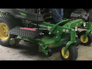 Installing a Deck Chute on the Z930M Zero Turn , MULCHING ? ‪@CreekviewAcres‬