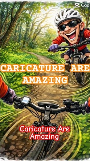 From MTB Ride To Caricature 🤣 Father & Son Bike Edit