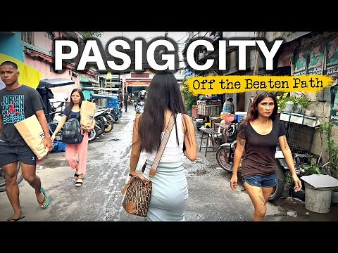 Exploring Hidden Areas in Pasig City Philippines [4K HDR]