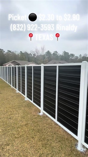 Cypress Metal Innovative LLC Picket ⚫️ $2.30 to $2.90 (832) 922-3593 Rinaldy 📍TEXAS📍 #picke #picketfence #metalfence #durafence