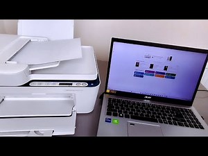 How to Scan Multiple Pages to a PDF on an HP DeskJet Plus 4100 Series