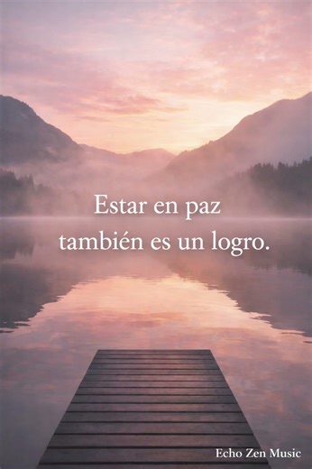 Estar en paz también es un logro ✨ Respira. #calma #pazmental #musicarelajante #relajacion #estres
