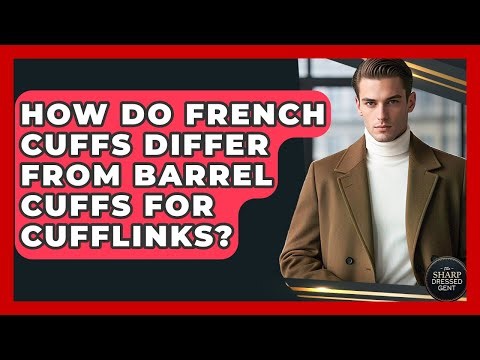 How Do French Cuffs Differ From Barrel Cuffs For Cufflinks? - The Sharp Dressed Gent