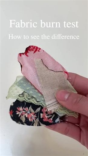 "Every fiber tells its story in flame." The fabric burn test reveals t...