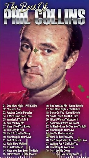 Phil Collins Best Songs Of All Time Top 100 Phil Collins Greatest Hits
