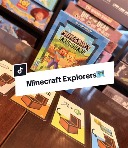 Explore, build, and race to the End! ⛏️💎 Minecraft Explorers turns the world of Minecraft into a fast, family-friendly card game full of clever choices and friendly competition. Who’s crafting the best path to victory? 🎮🃏 @Ravensburger #minecraft #cardgames #boardgametok #FamilyGameNight #truejoyboardgaming