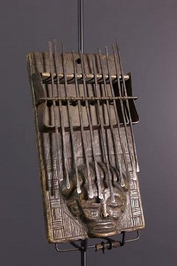 Art africain - Instruments de musique, harpes, djembe Tam Tam - Lamellophone Chokwe